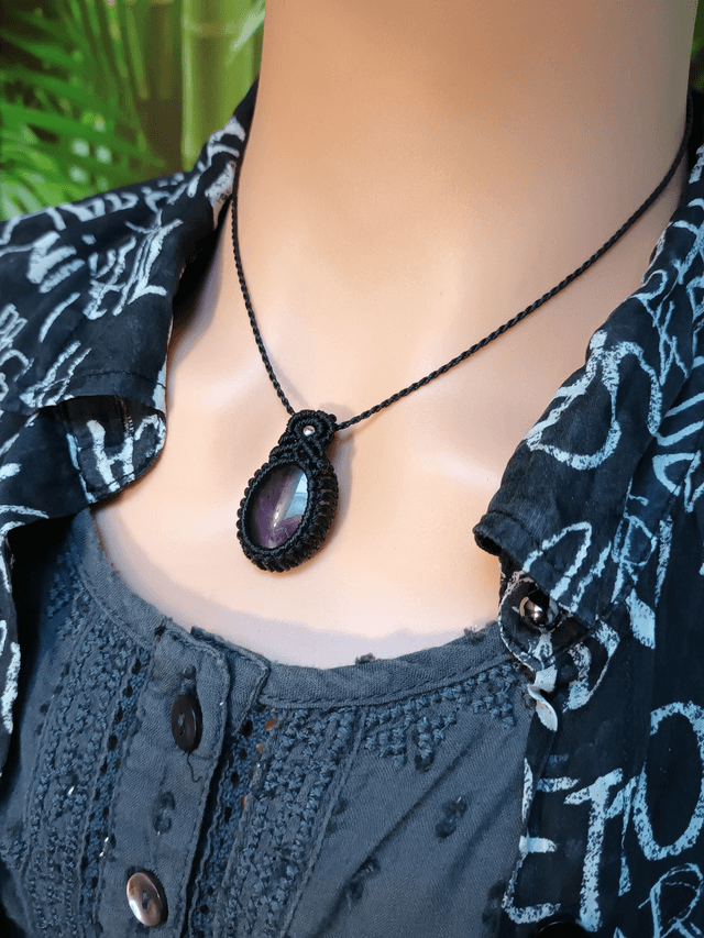 Collier en améthyste