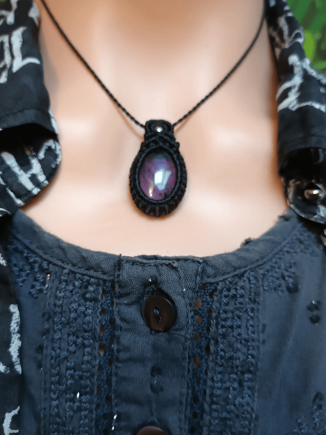 Collier en améthyste