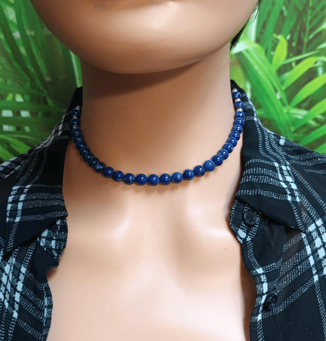 Collier en lapis-lazuli
