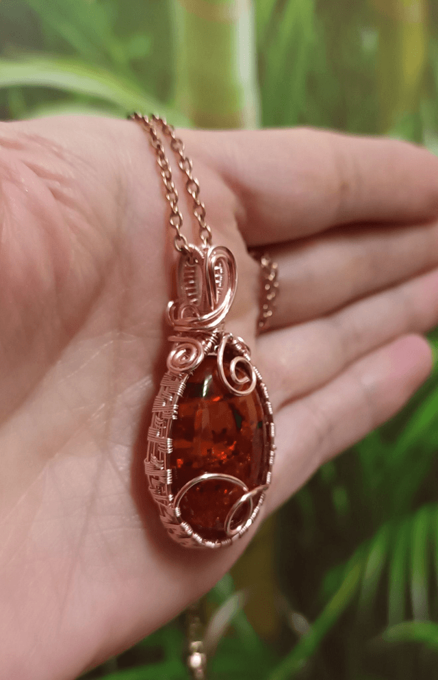 Pendentif en ambre
