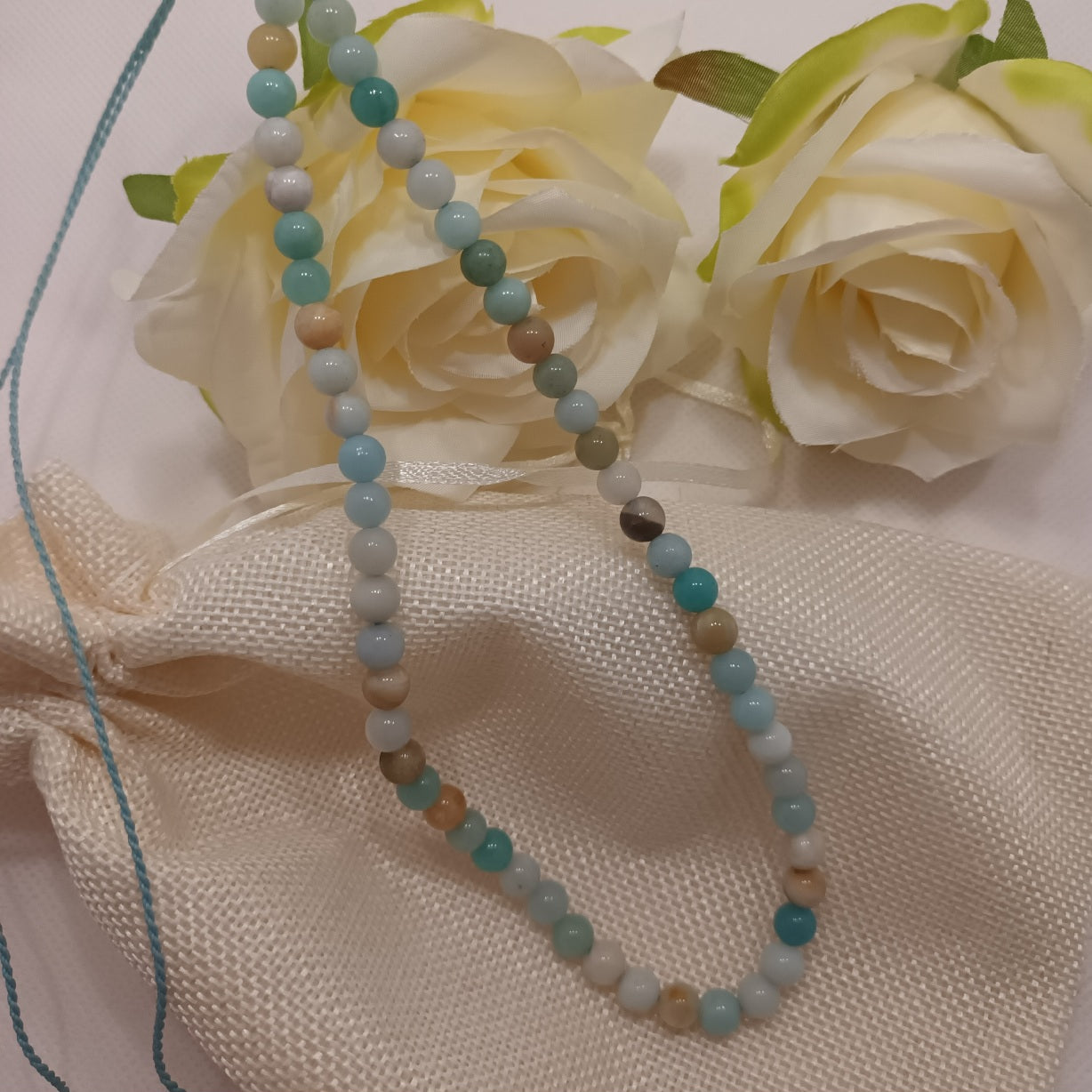Collier amazonite de Chine - réglable