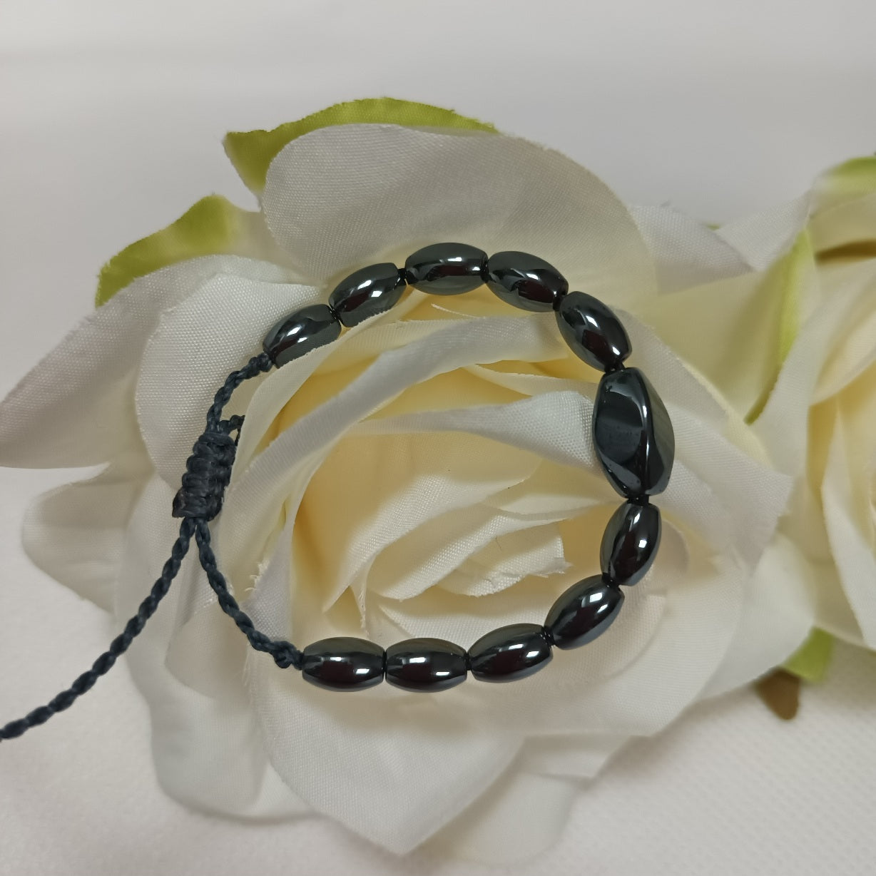 Bracelet hématite - réglable - enfant