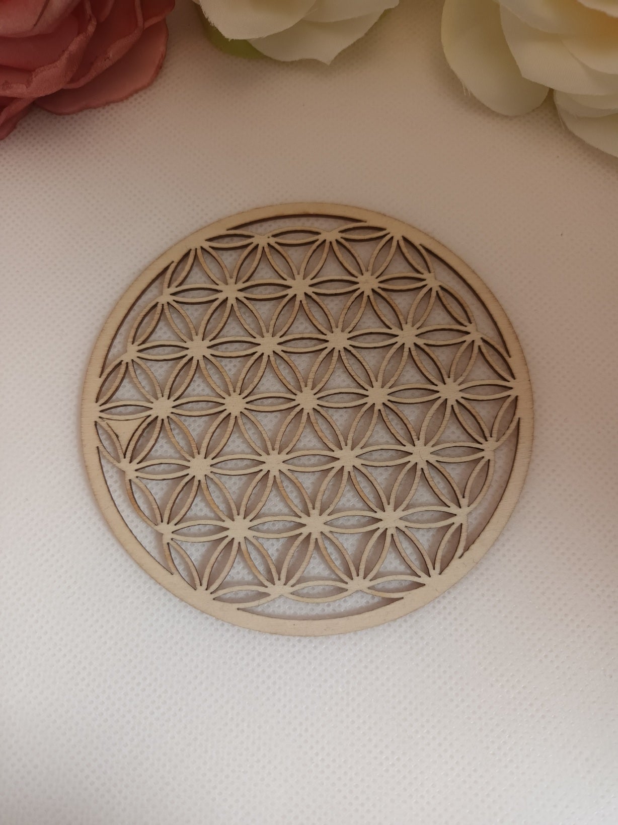 Fleur de vie en bois - 10 cm - décoration énergétique