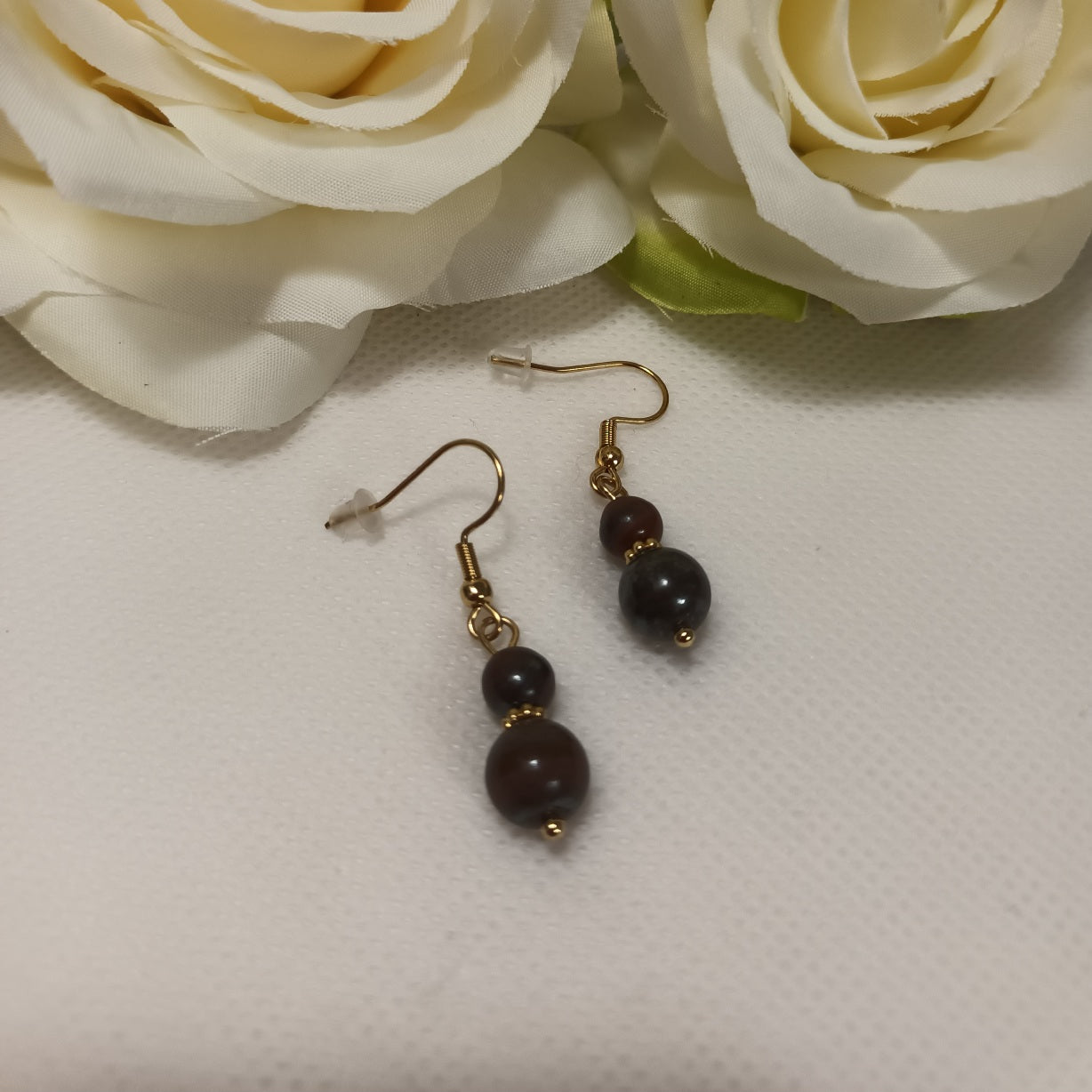 Boucles d’oreilles œil de fer - acier inoxydable - 4,2 × 0,8 cm